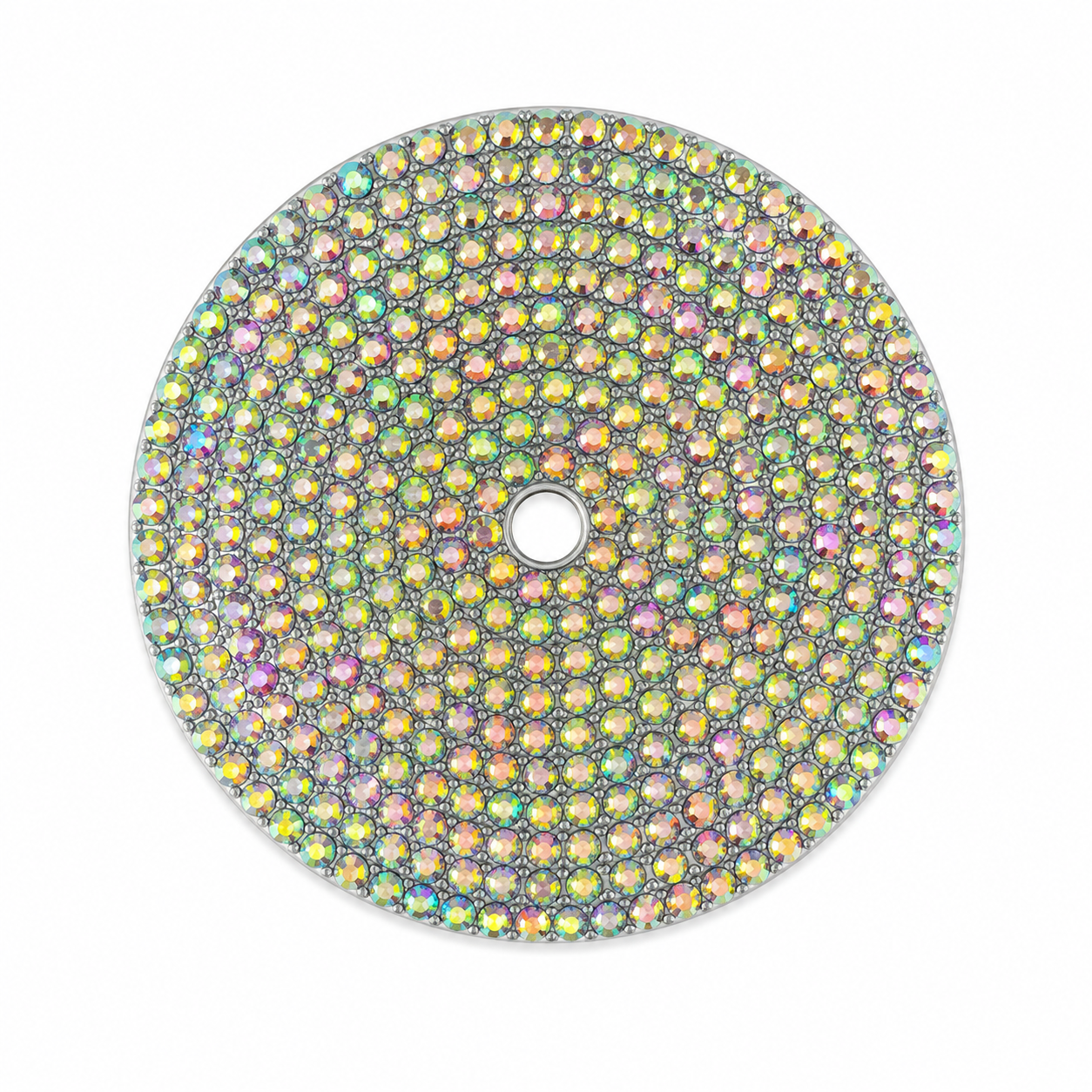 Rhinestone 24oz lid AB black