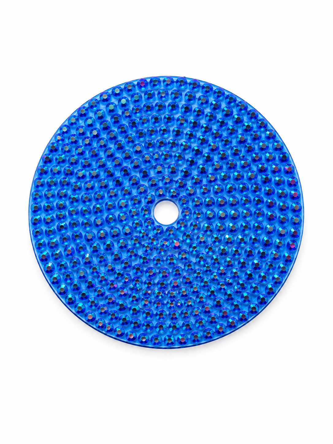 Rhinestone 24oz lid dark blue