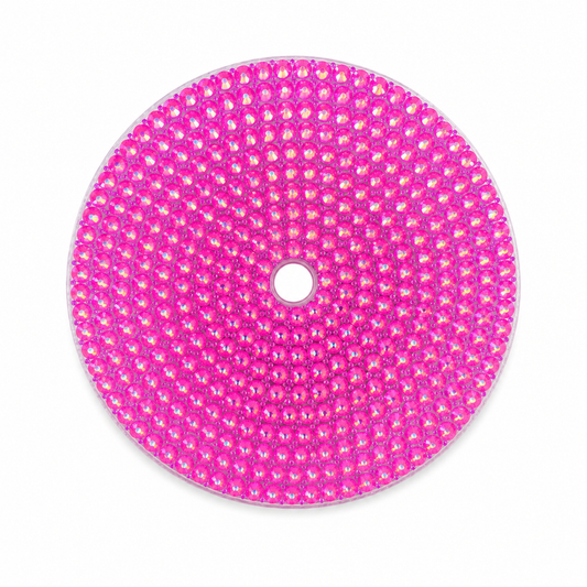 Rhinestone 24oz lid hot pink