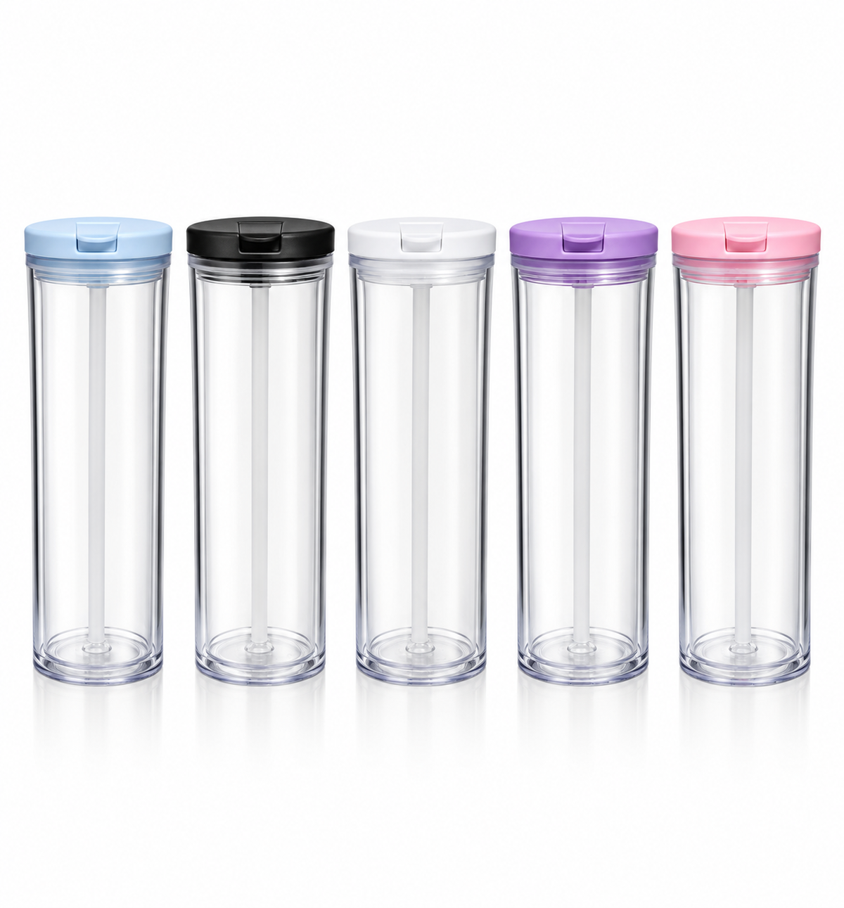 20oz flip lid water bottle snowglobe